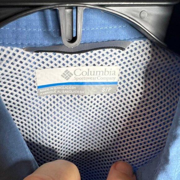 Columbia $65 Sportswear Men's Utilizer II Solid Short Sleeve Shirt Size S Blue - Picture 8 of 10